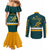 australia-rugby-couples-matching-mermaid-dress-and-long-sleeve-button-shirts-wallabies-go-2023-world-cup