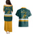 Australia Rugby Couples Matching Puletasi Dress and Hawaiian Shirt Wallabies Go 2023 World Cup - Wonder Print Shop