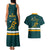 Australia Rugby Couples Matching Tank Maxi Dress and Hawaiian Shirt Wallabies Go 2023 World Cup - Wonder Print Shop