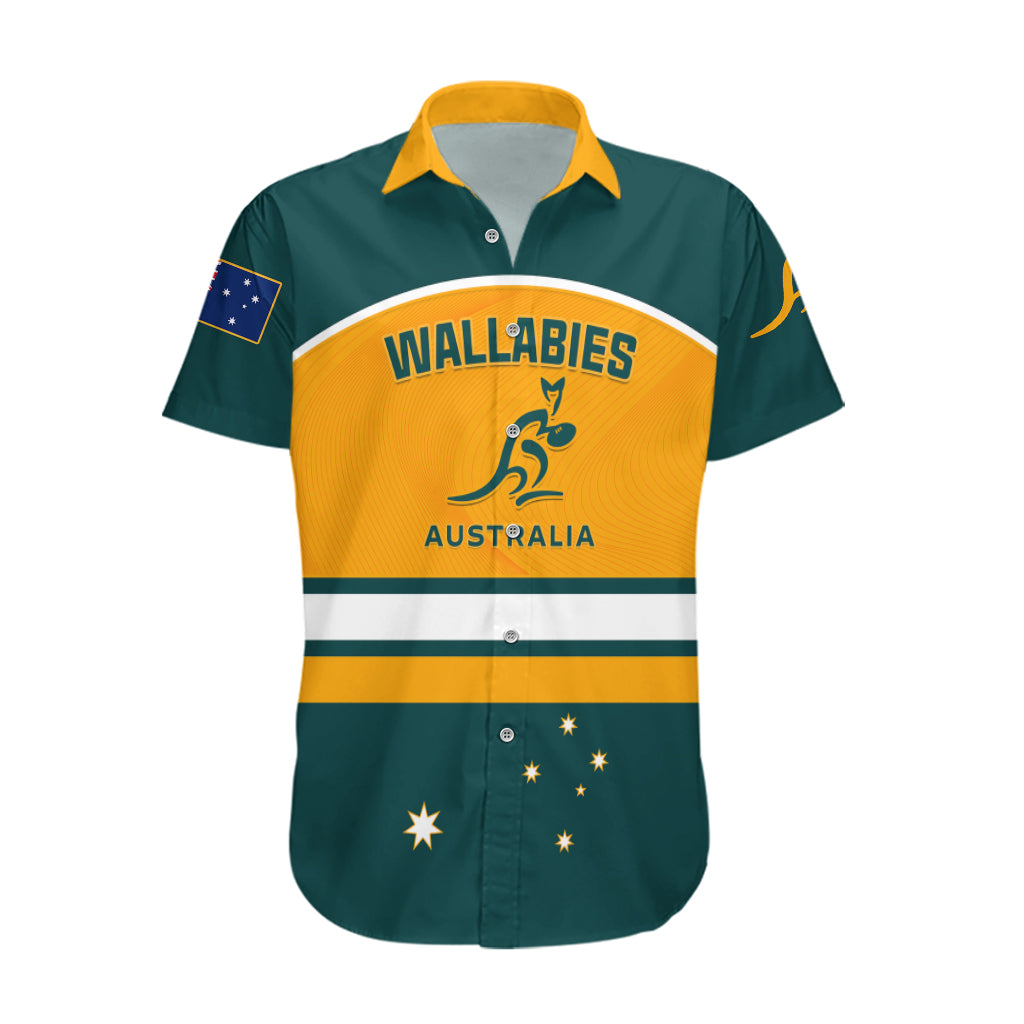 Australia Rugby Hawaiian Shirt Wallabies Go 2023 World Cup - Wonder Print Shop