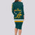 Australia Rugby Long Sleeve Bodycon Dress Wallabies Go 2023 World Cup - Wonder Print Shop