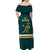 Australia Rugby Off Shoulder Maxi Dress Wallabies Go 2023 World Cup - Wonder Print Shop