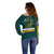 Australia Rugby Off Shoulder Sweater Wallabies Go 2023 World Cup - Wonder Print Shop