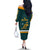 Australia Rugby Off The Shoulder Long Sleeve Dress Wallabies Go 2023 World Cup - Wonder Print Shop