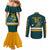 custom-australia-rugby-couples-matching-mermaid-dress-and-long-sleeve-button-shirts-wallabies-go-2023-world-cup