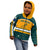 Custom Australia Rugby Kid Hoodie Wallabies Go 2023 World Cup - Wonder Print Shop