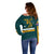 Custom Australia Rugby Off Shoulder Sweater Wallabies Go 2023 World Cup - Wonder Print Shop