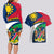 Namibia Rugby Couples Matching Long Sleeve Bodycon Dress and Hawaiian Shirt Welwitschias Go 2023 World Cup - Wonder Print Shop