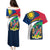 Namibia Rugby Couples Matching Puletasi Dress and Hawaiian Shirt Welwitschias Go 2023 World Cup - Wonder Print Shop