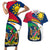 Namibia Rugby Couples Matching Short Sleeve Bodycon Dress and Hawaiian Shirt Welwitschias Go 2023 World Cup - Wonder Print Shop