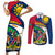 Namibia Rugby Couples Matching Short Sleeve Bodycon Dress and Long Sleeve Button Shirts Welwitschias Go 2023 World Cup - Wonder Print Shop