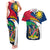 Namibia Rugby Couples Matching Tank Maxi Dress and Hawaiian Shirt Welwitschias Go 2023 World Cup - Wonder Print Shop