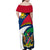 Namibia Rugby Family Matching Off Shoulder Maxi Dress and Hawaiian Shirt Welwitschias Go 2023 World Cup - Wonder Print Shop