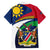 Namibia Rugby Family Matching Puletasi Dress and Hawaiian Shirt Welwitschias Go 2023 World Cup - Wonder Print Shop