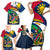 Namibia Rugby Family Matching Short Sleeve Bodycon Dress and Hawaiian Shirt Welwitschias Go 2023 World Cup - Wonder Print Shop