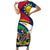 Namibia Rugby Family Matching Short Sleeve Bodycon Dress and Hawaiian Shirt Welwitschias Go 2023 World Cup - Wonder Print Shop