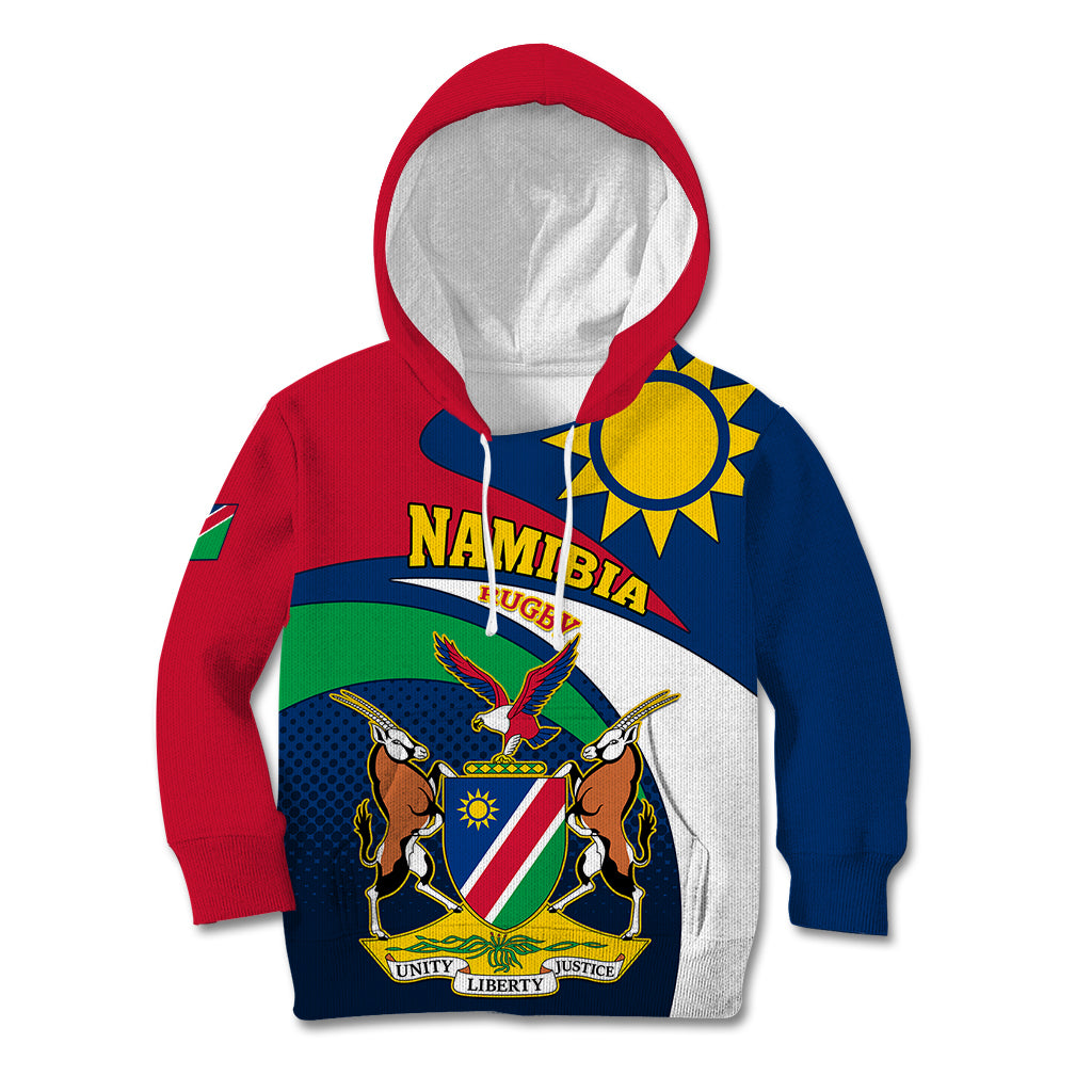 Namibia Rugby Kid Hoodie Welwitschias Go 2023 World Cup - Wonder Print Shop