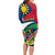 Namibia Rugby Long Sleeve Bodycon Dress Welwitschias Go 2023 World Cup - Wonder Print Shop