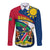 Namibia Rugby Long Sleeve Button Shirt Welwitschias Go 2023 World Cup - Wonder Print Shop