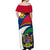 Namibia Rugby Off Shoulder Maxi Dress Welwitschias Go 2023 World Cup - Wonder Print Shop