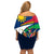 Namibia Rugby Off Shoulder Short Dress Welwitschias Go 2023 World Cup - Wonder Print Shop