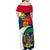 Custom Namibia Rugby Family Matching Off Shoulder Maxi Dress and Hawaiian Shirt Welwitschias Go 2023 World Cup - Wonder Print Shop