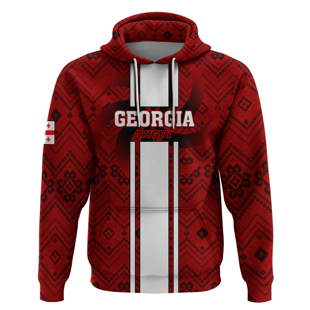 Georgia Rugby Hoodie The Lelos Go 2023 World Cup - Wonder Print Shop