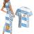 Argentina Rugby Couples Matching Short Sleeve Bodycon Dress and Hawaiian Shirt Los Pumas Go 2023 World Cup - Wonder Print Shop