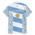 Argentina Rugby Family Matching Long Sleeve Bodycon Dress and Hawaiian Shirt Los Pumas Go 2023 World Cup - Wonder Print Shop