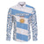 Argentina Rugby Family Matching Long Sleeve Bodycon Dress and Hawaiian Shirt Los Pumas Go 2023 World Cup - Wonder Print Shop