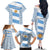 Argentina Rugby Family Matching Off Shoulder Long Sleeve Dress and Hawaiian Shirt Los Pumas Go 2023 World Cup - Wonder Print Shop