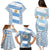 Argentina Rugby Family Matching Puletasi Dress and Hawaiian Shirt Los Pumas Go 2023 World Cup - Wonder Print Shop