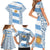 Argentina Rugby Family Matching Short Sleeve Bodycon Dress and Hawaiian Shirt Los Pumas Go 2023 World Cup - Wonder Print Shop