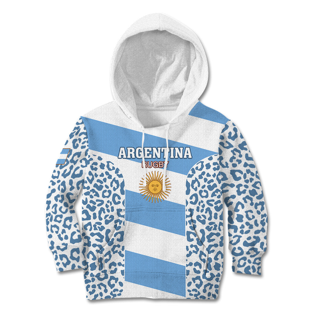 Argentina Rugby Kid Hoodie Los Pumas Go 2023 World Cup - Wonder Print Shop