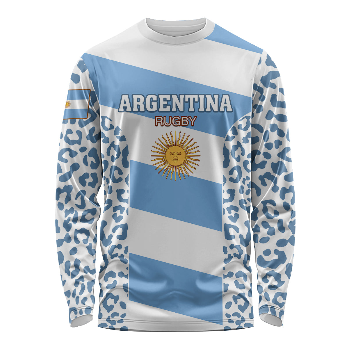 Argentina Rugby Long Sleeve Shirt Los Pumas Go 2023 World Cup - Wonder Print Shop