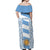 Argentina Rugby Off Shoulder Maxi Dress Los Pumas Go 2023 World Cup - Wonder Print Shop