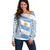 Argentina Rugby Off Shoulder Sweater Los Pumas Go 2023 World Cup - Wonder Print Shop