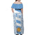 Custom Argentina Rugby Family Matching Off Shoulder Maxi Dress and Hawaiian Shirt Los Pumas Go 2023 World Cup - Wonder Print Shop