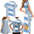 Custom Argentina Rugby Family Matching Short Sleeve Bodycon Dress and Hawaiian Shirt Los Pumas Go 2023 World Cup - Wonder Print Shop