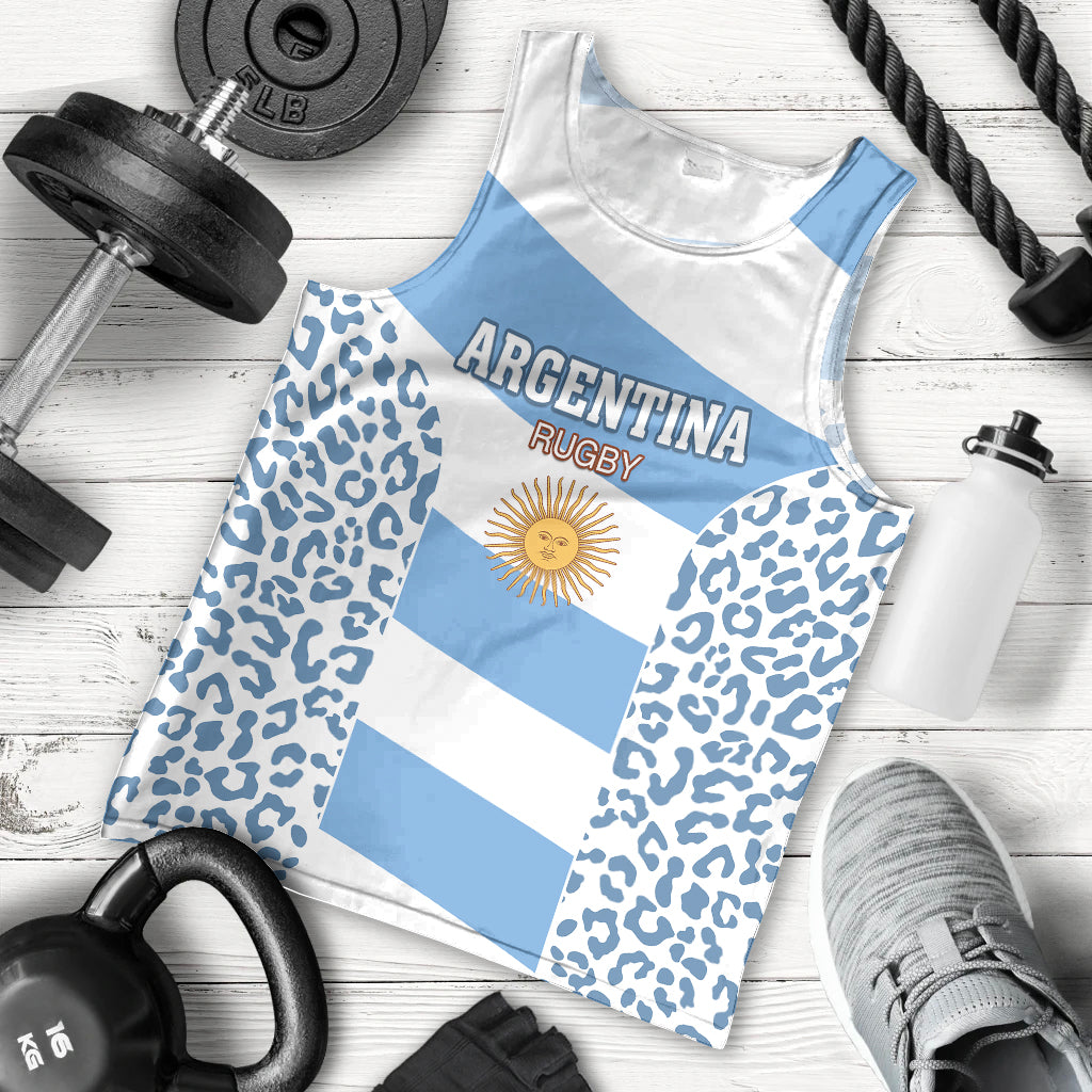 Custom Argentina Rugby Men Tank Top Los Pumas Go 2023 World Cup - Wonder Print Shop