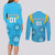 Custom Uruguay Rugby Couples Matching Long Sleeve Bodycon Dress and Long Sleeve Button Shirts Los Teros Go 2023 World Cup - Wonder Print Shop