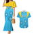 Custom Uruguay Rugby Couples Matching Mermaid Dress and Hawaiian Shirt Los Teros Go 2023 World Cup - Wonder Print Shop