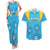 Custom Uruguay Rugby Couples Matching Tank Maxi Dress and Hawaiian Shirt Los Teros Go 2023 World Cup - Wonder Print Shop