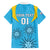 Custom Uruguay Rugby Family Matching Puletasi Dress and Hawaiian Shirt Los Teros Go 2023 World Cup - Wonder Print Shop