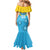 Custom Uruguay Rugby Mermaid Dress Los Teros Go 2023 World Cup - Wonder Print Shop