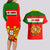 Portugal Rugby Couples Matching Long Sleeve Bodycon Dress and Hawaiian Shirt Os Lobos Go 2023 World Cup - Wonder Print Shop