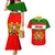 Portugal Rugby Couples Matching Mermaid Dress and Hawaiian Shirt Os Lobos Go 2023 World Cup - Wonder Print Shop