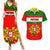 Portugal Rugby Couples Matching Summer Maxi Dress and Hawaiian Shirt Os Lobos Go 2023 World Cup - Wonder Print Shop