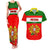 Portugal Rugby Couples Matching Tank Maxi Dress and Hawaiian Shirt Os Lobos Go 2023 World Cup - Wonder Print Shop