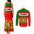 Portugal Rugby Couples Matching Tank Maxi Dress and Long Sleeve Button Shirts Os Lobos Go 2023 World Cup - Wonder Print Shop